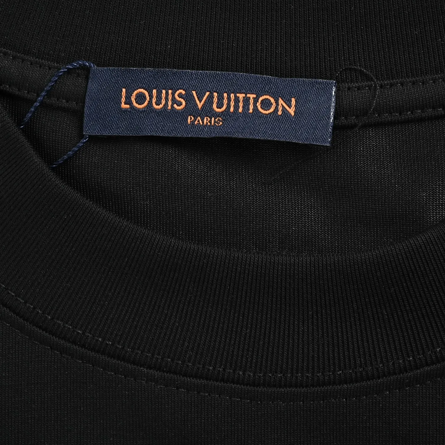 Louis Vuitton/Louis Vuitton 26ss embroidered presbyopic letter short sleeves